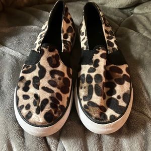 leopard print suede sneakers size 8.5 Brand Mix No. 6